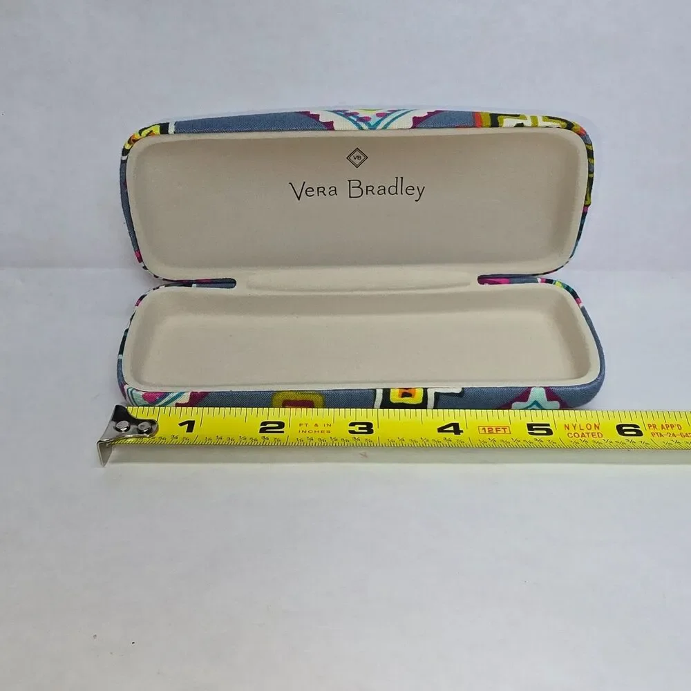 Vera Bradley Mini Medallions / Painted Medallions Clamshell Eyeglass Case EUC